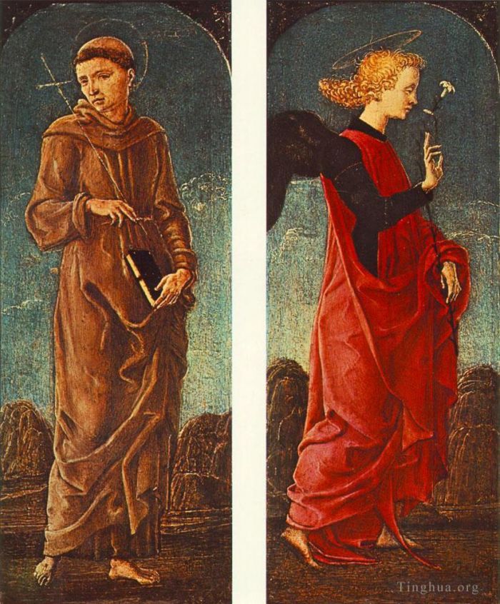 Cosmè Tura Types de peintures - Saint François d'Assise et ange annonçant