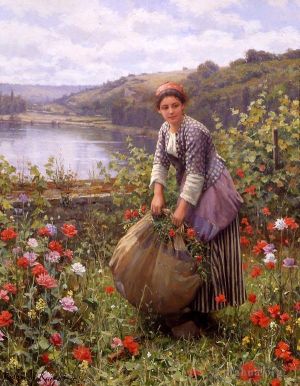 Daniel Ridgway Knight œuvres - Le coupe-herbe