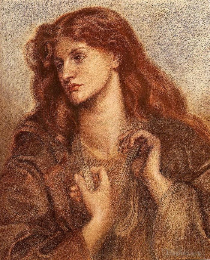 Dante Gabriel Rossetti Peinture à l'huile - Alexa Sauvage