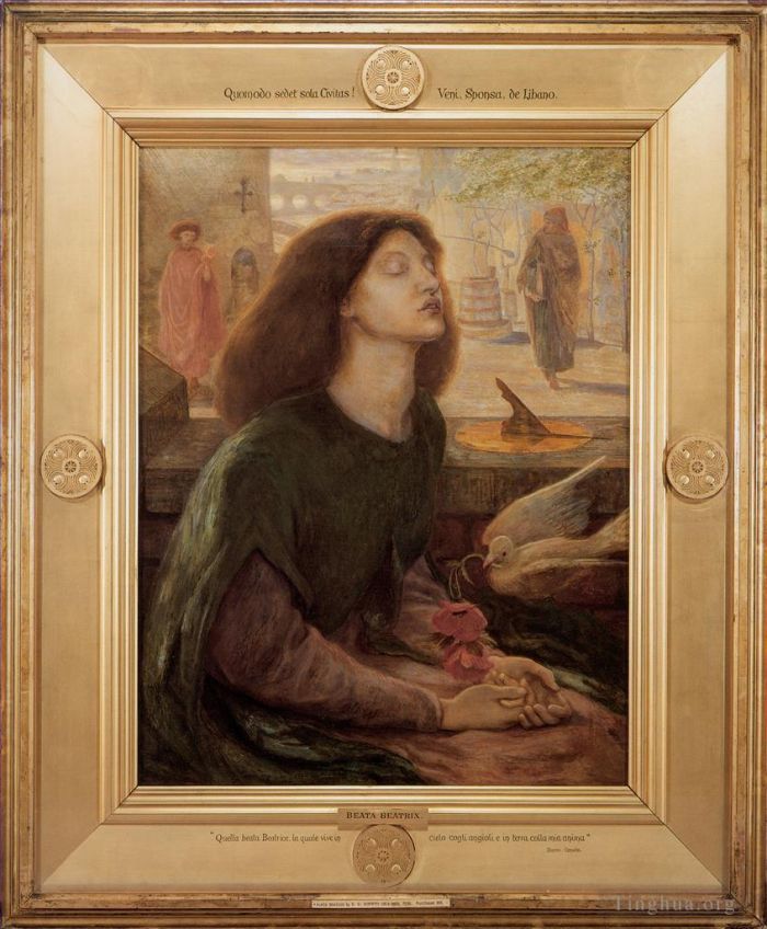 Dante Gabriel Rossetti Peinture à l'huile - Béatrix Béatrix 1877