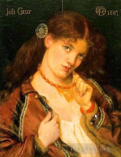Dante Gabriel Rossetti Peinture à l'huile - Joli Coeur