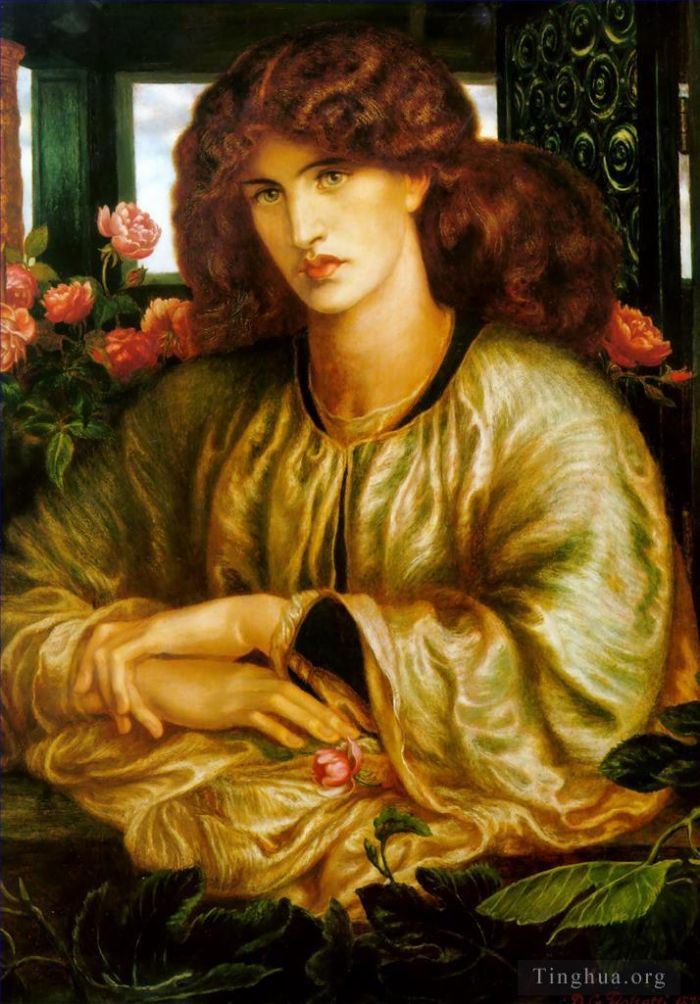 Dante Gabriel Rossetti Peinture à l'huile - La Donna della Finestra