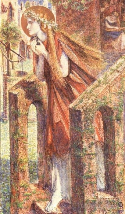 Dante Gabriel Rossetti Peinture à l'huile - Marie-Madeleine2