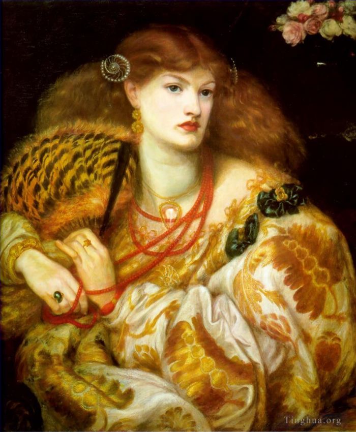 Dante Gabriel Rossetti Peinture à l'huile - Mona Vanna