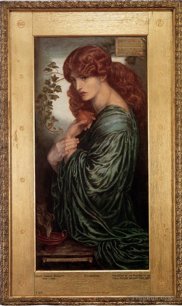 Dante Gabriel Rossetti Peinture à l'huile - Prospérité