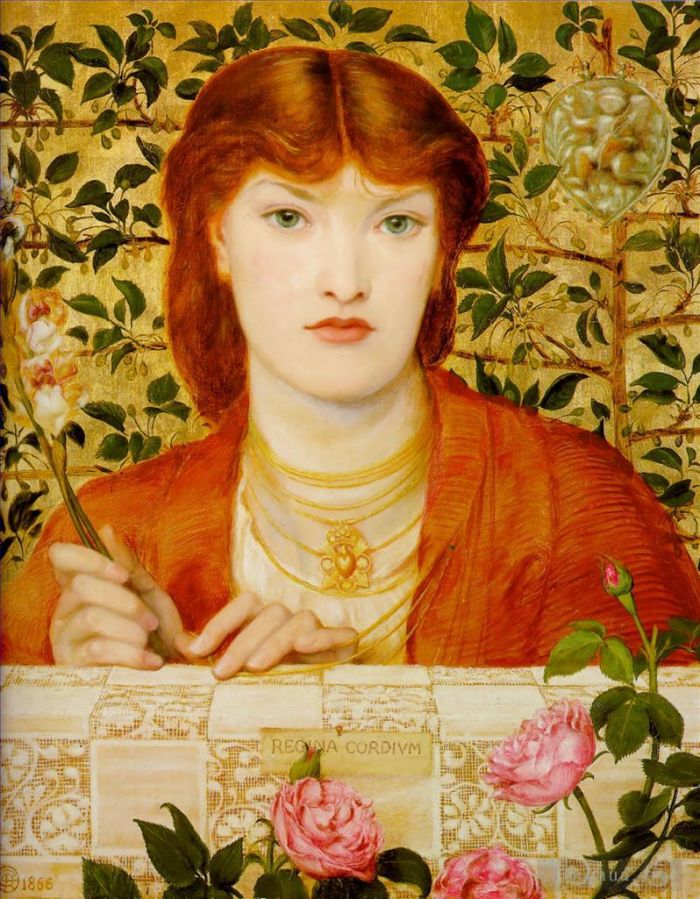 Dante Gabriel Rossetti Peinture à l'huile - Régina Cordium