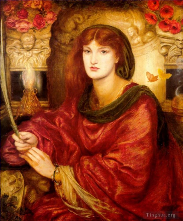 Dante Gabriel Rossetti Peinture à l'huile - Sybilla Palmifella