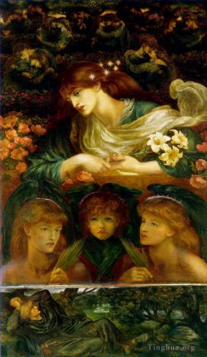 Dante Gabriel Rossetti œuvres - Le Bienheureux Damozel