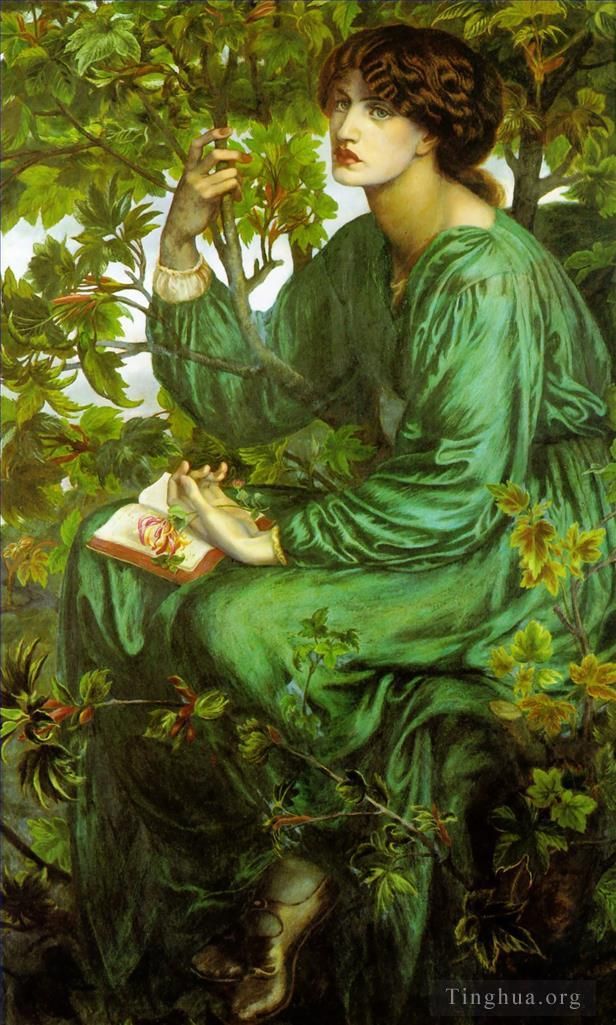 Dante Gabriel Rossetti Peinture à l'huile - Le rêve éveillé