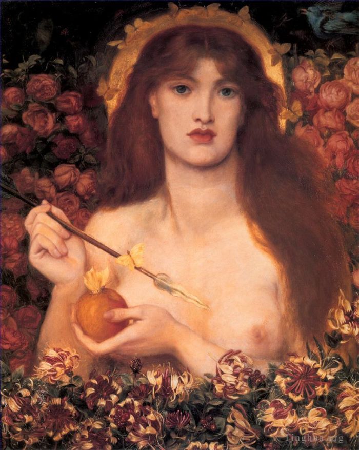 Dante Gabriel Rossetti Peinture à l'huile - Vénus Verticordia