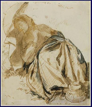 Dante Gabriel Rossetti Types de peintures - Elizabeth Siddal2