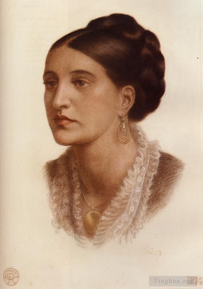 Dante Gabriel Rossetti Types de peintures - Portrait de Mme Georgina Fernandez