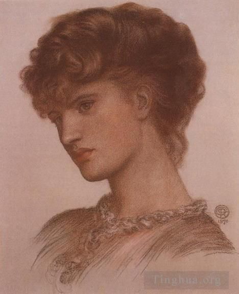 Dante Gabriel Rossetti Types de peintures - Portrait d'Aflaia Coronio née Ionides
