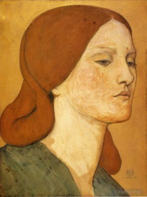 Dante Gabriel Rossetti œuvres - Portrait d'Elizabeth Siddal3