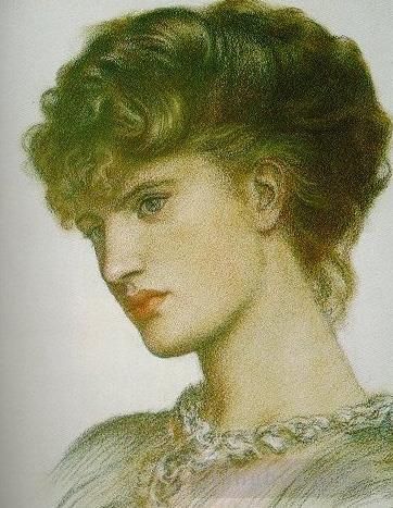 Dante Gabriel Rossetti Types de peintures - Portrait d'une dame