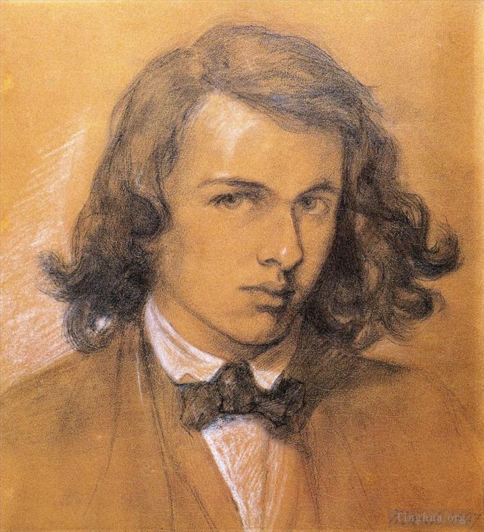 Dante Gabriel Rossetti Types de peintures - Autoportrait