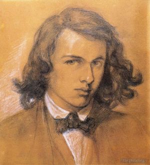 Dante Gabriel Rossetti œuvres - Autoportrait