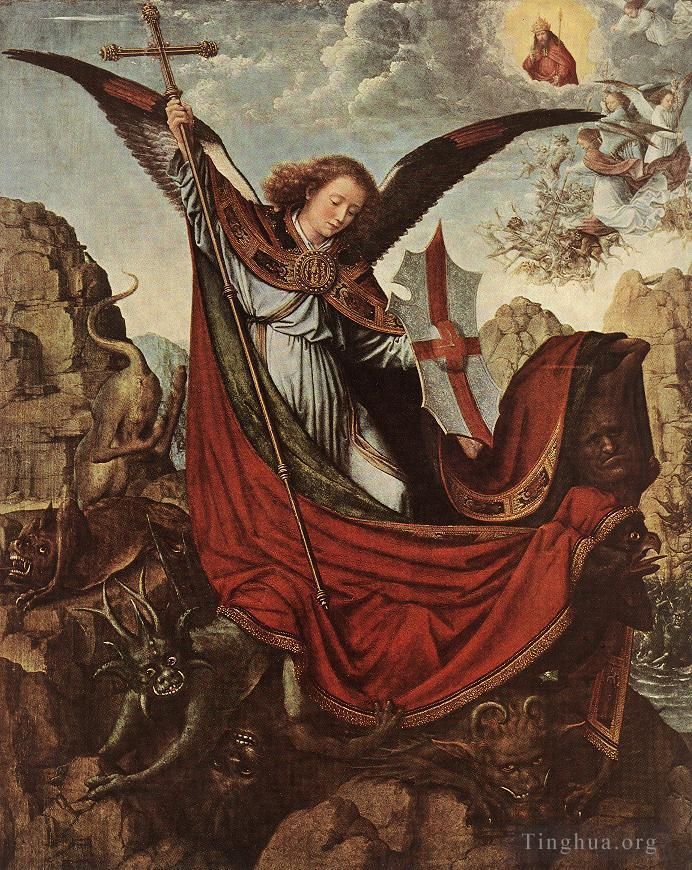 Gerard David Peinture à l'huile - Retable de Saint Michel