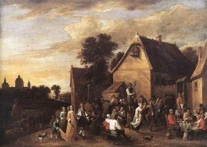David Teniers the Younger œuvres - Kermesse Flamande 1652