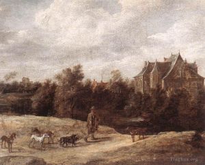 David Teniers the Younger œuvres - Retour de la chasse 1670