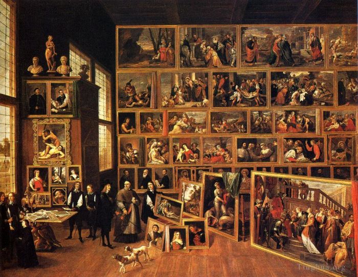 David Teniers the Younger Peinture à l'huile - L'atelier de l'archiduc Léopold Wilhelm