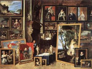 David Teniers the Younger œuvres - La Galerie De L'Archiduc Léopold à Bruxelles 1641