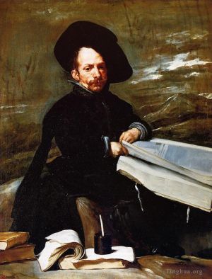 Diego Vélasquez œuvres - Un nain tenant un tome sur ses genoux, alias Don, portraits Diego de Acedo le cousin