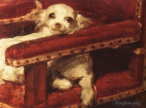 Diego Vélasquez œuvres - Bébé chien Philip Prosper