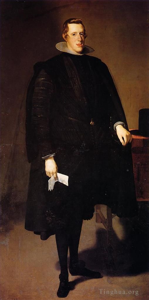 Diego Vélasquez Peinture à l'huile - Philippe IV debout2