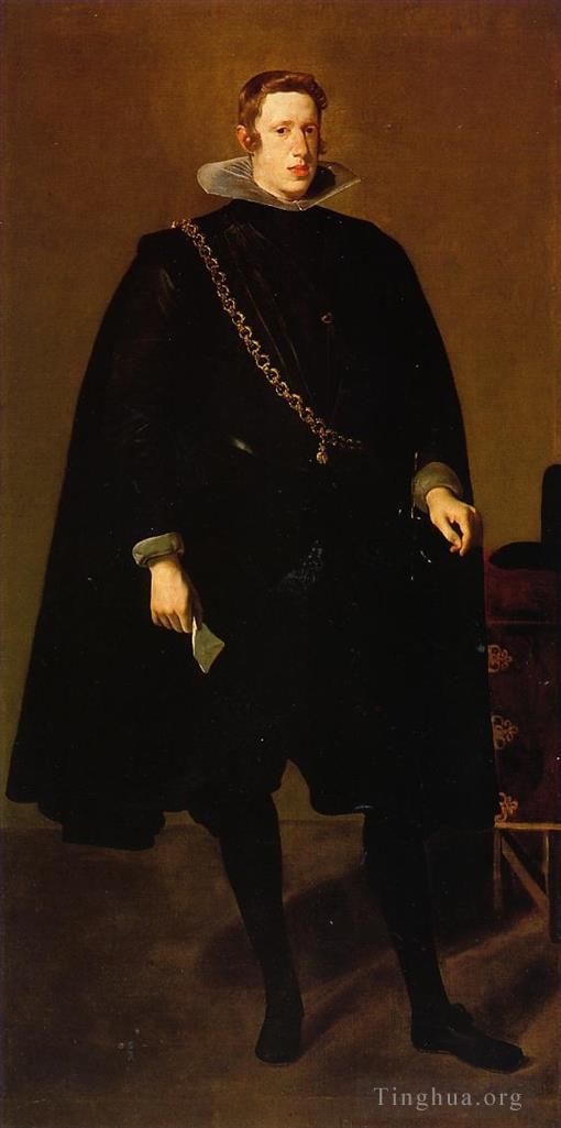 Diego Vélasquez Peinture à l'huile - Philippe IV debout