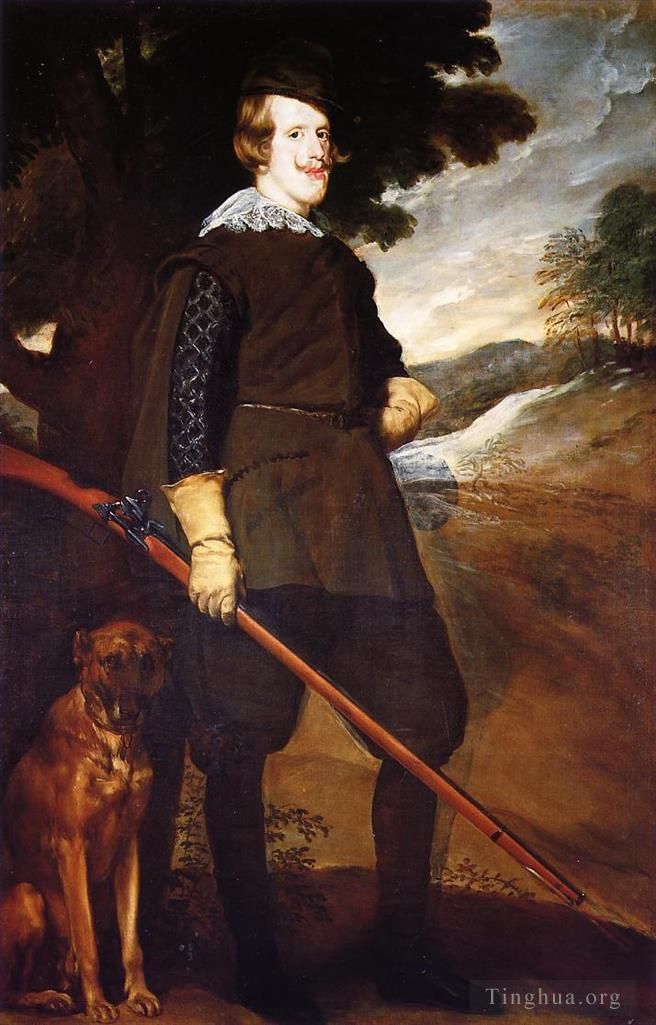 Diego Vélasquez Peinture à l'huile - Philippe IV en chasseur