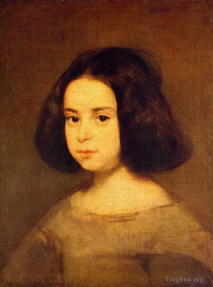 Diego Vélasquez Peinture à l'huile - Portrait d'une petite fille
