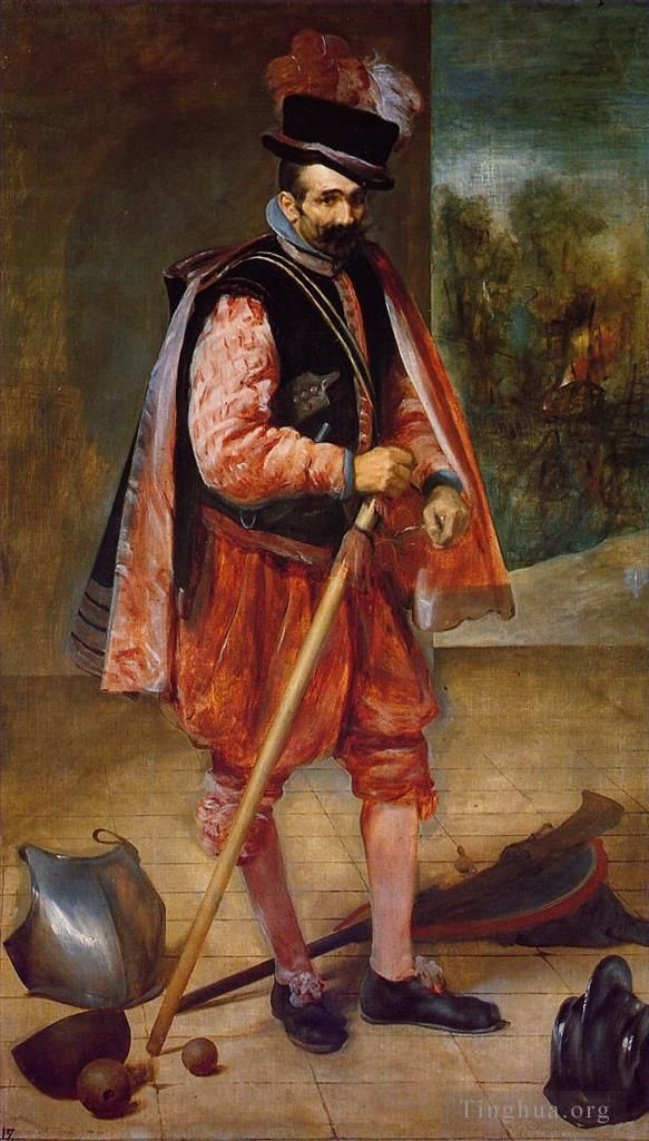 Diego Vélasquez Peinture à l'huile - Le bouffon Jean d'Autriche