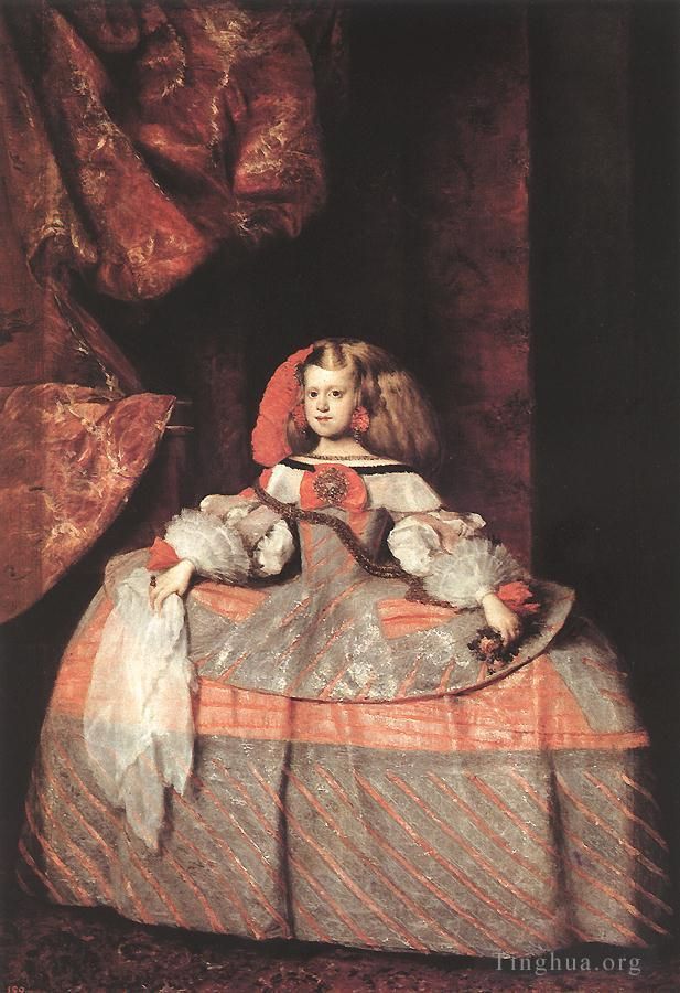 Diego Vélasquez Peinture à l'huile - La princesse Don Margaret d'Autriche
