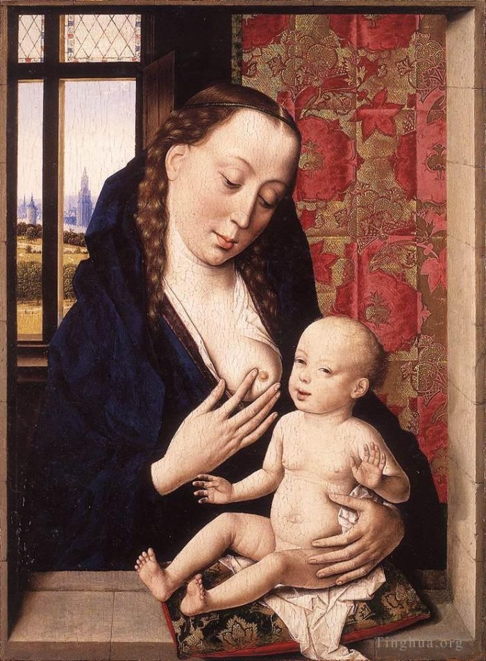 Dirk Bouts Peinture à l'huile - Marie et l'Enfant
