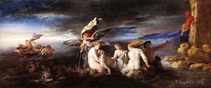 Domenico Fetti Peinture à l'huile - Héros et Léandre