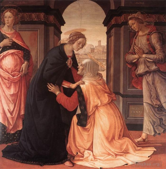 Domenico Ghirlandaio Peinture à l'huile - Visite 1491