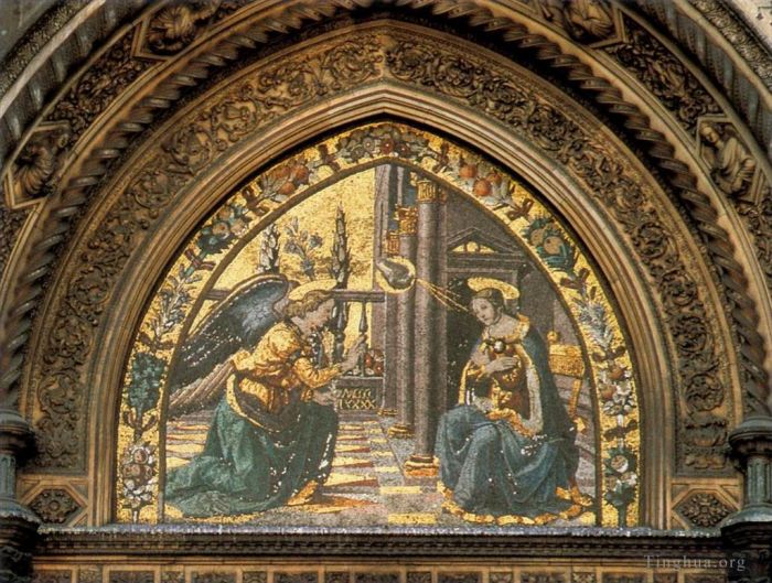 Domenico Ghirlandaio Types de peintures - Annonciation 1489