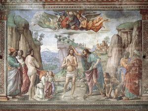 Domenico Ghirlandaio œuvres - Baptême du Christ