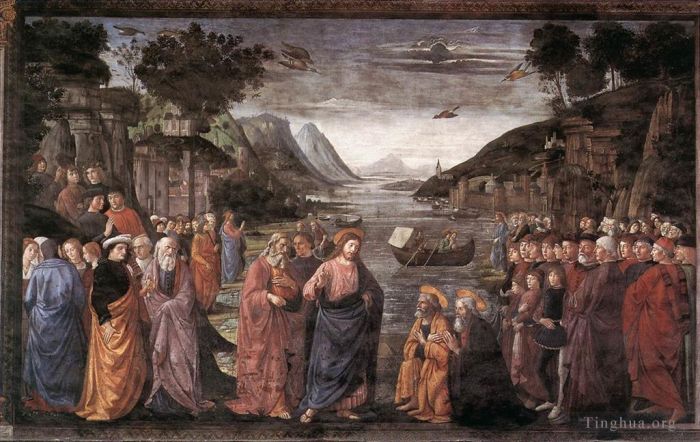 Domenico Ghirlandaio Types de peintures - Appel des premiers apôtres