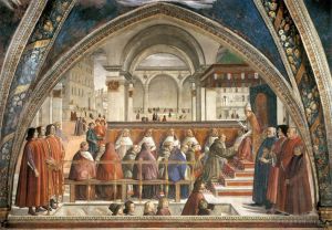Domenico Ghirlandaio œuvres - Confirmation de la règle