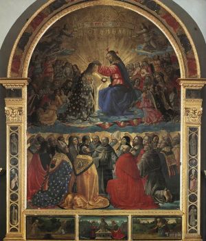 Domenico Ghirlandaio œuvres - Couronnement de la Vierge Pic1