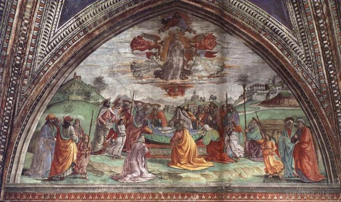 Domenico Ghirlandaio Types de peintures - Mort et Assomption de la Vierge