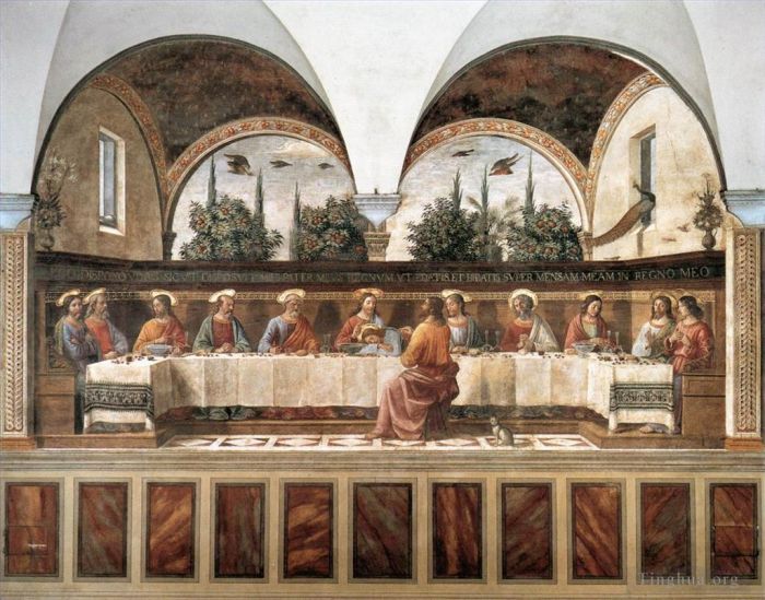 Domenico Ghirlandaio Types de peintures - Dernière Cène 1486