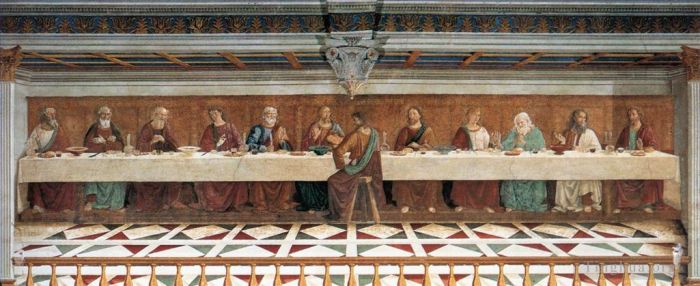 Domenico Ghirlandaio Types de peintures - Dernière Cène