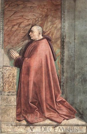 Domenico Ghirlandaio œuvres - Portrait du donateur Francesco Sassetti