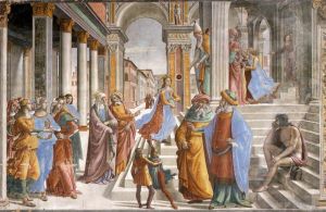 Domenico Ghirlandaio œuvres - Présentation De La Vierge Au Temple