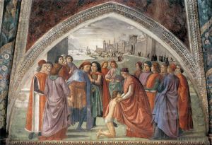 Domenico Ghirlandaio œuvres - Renonciation aux biens matériels