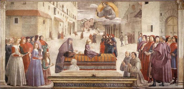 Domenico Ghirlandaio Types de peintures - Résurrection du garçon