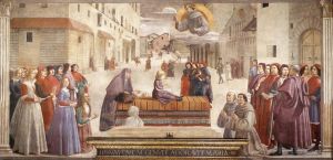 Domenico Ghirlandaio œuvres - Résurrection du garçon